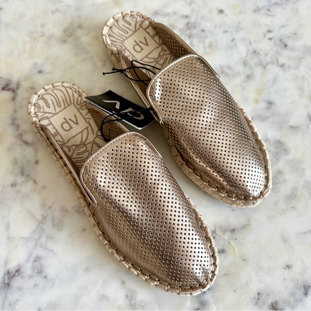 DV BY DOLCE VITA Elaine Rose Gold Espadrilles